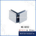 square bevel 90 degree glass to glass clamp